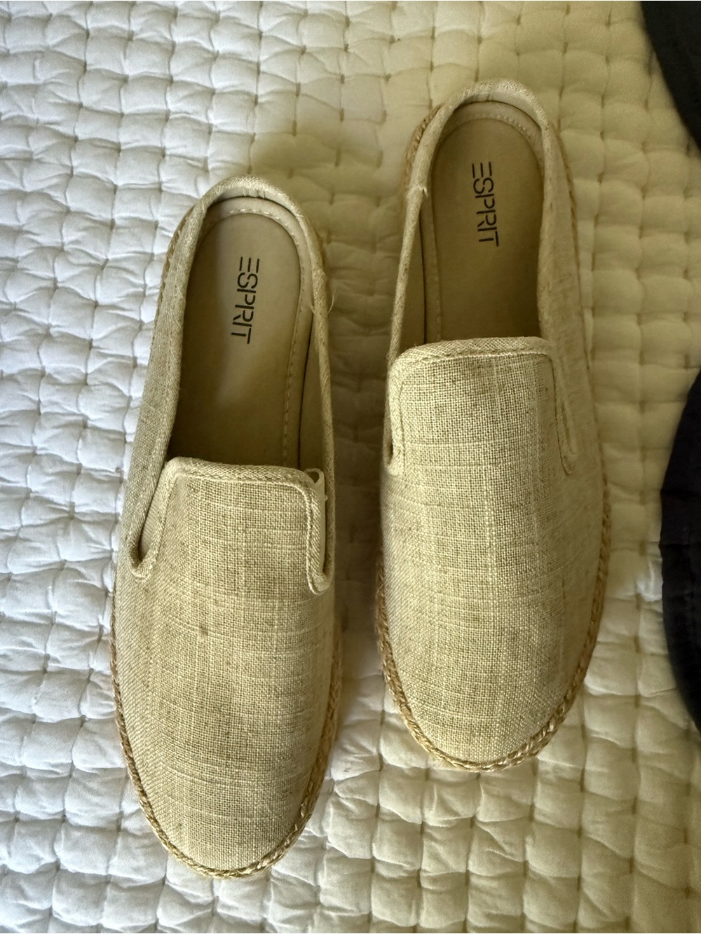 Esprit  Women’s Slip-On Espadrilles in Natural Beige